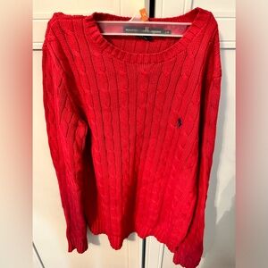 Ralph Lauren Sport Cable Knit Sweater Large